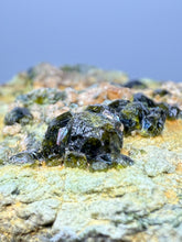 Load image into Gallery viewer, Gemmy Green Garnet on Matrix – Pakistan Collector Specimen

