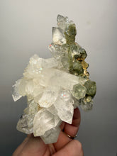 Load image into Gallery viewer, Chlorite-Included Quartz Cluster (Green Phantom Quartz) – Pakistan Mineral Specimen
