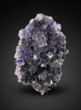 Load image into Gallery viewer, High Grade Purple YGX Fluorite Cluster – Yaogangxian Mine, Hunan, China | Collector Mineral Specimen
