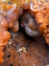 Load image into Gallery viewer, “Goblin Chalcedony” Pink &amp; Orange Druzy Botryoidal Stalactites — Tichka Massif, High Atlas, Morocco
