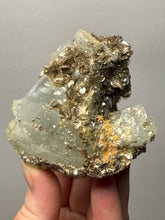 Load image into Gallery viewer, Premium Aquamarine with Mica on Matrix  Collector Mineral Specimen – Nagar Valley, Pakistan
