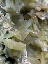 Load image into Gallery viewer, High-Grade Green Heulandite on Peach Stilbite Crystal Cluster | Deccan Traps, Maharashtra, India | Collector Mineral Specimen
