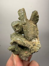 Load image into Gallery viewer, Chlorite-Included Quartz Cluster (Green Phantom Quartz) | Pakistan Mineral Specimen
