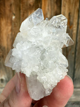 Load image into Gallery viewer, Clear Gem Apophyllite + Apophyllite Flower Stalactites • Maharashtra, India
