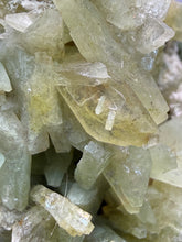 Load image into Gallery viewer, High-Grade Green Heulandite on Peach Stilbite Crystal Cluster | Deccan Traps, Maharashtra, India | Collector Mineral Specimen
