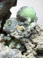 Load image into Gallery viewer, High-Grade Green Wavellite Collectors Specimen - Radiating Botryoidal Crystal Formation - Arkansas, USA
