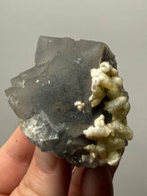 Load image into Gallery viewer, Isometric Fluorite &amp; Scalenohedral Calcite Specimen | Pakistan Mineral Collector Display Piece
