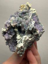 Load image into Gallery viewer, 3.8” Indonesian Grape Agate (Radial Spray Terminated Quartz) Display Specimen | Mamuju, West Sulawesi, Indonesia
