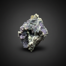 Load image into Gallery viewer, 3.8” Indonesian Grape Agate (Radial Spray Terminated Quartz) Display Specimen | Mamuju, West Sulawesi, Indonesia
