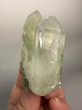 Load image into Gallery viewer, Chlorite-Included Faden Quartz Cluster (Green Phantom Quartz) | Pakistan Mineral Specimen
