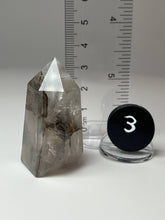 Load image into Gallery viewer, Dendrite Manganese Included Iron Oxide Quartz (Golden Healer) Obelisk Tower • RARE
