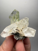 Load image into Gallery viewer, Chlorite-Included Quartz Cluster (Green Phantom Quartz) | Pakistan Mineral Specimen
