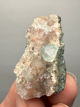 Load image into Gallery viewer, Pink Apophyllite on Red &amp; Green Heulandite – Deccan Traps, Maharashtra, India
