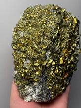 Load image into Gallery viewer, 5.7” New Find: Huanzala Mine Peru Sphalerite + Chalcopyrite + Apatite + Calcite + Quartz | Collector Display Specimen
