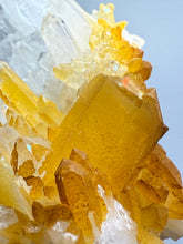 Load image into Gallery viewer, High Grade Golden Iron-Stained Himalayan Quartz Cluster | Rare Pakistan Mineral Specimen | Collector Display Crystal
