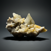 Load image into Gallery viewer, Isometric Fluorite &amp; Scalenohedral Calcite Specimen | Pakistan Mineral Collector Display Piece
