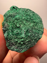 Load image into Gallery viewer, 4” Druzy Malachite Stalactite — Botryoidal “Cave” Formation | DR Congo  | Collector Mineral Specimen

