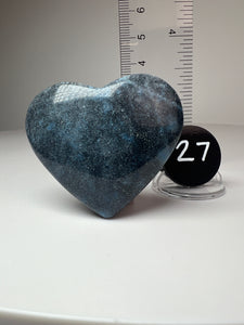 Blue Trolleite from Brazil • Heart