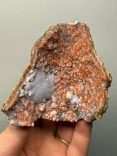 Load image into Gallery viewer, “Goblin Chalcedony” Pink &amp; Orange Druzy Botryoidal Stalactites — Tichka Massif, High Atlas, Morocco
