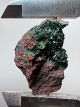 Load image into Gallery viewer, Brochantite Collector Mineral Specimen – Vivid Green Copper Crystals from Morocco
