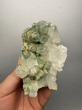 Load image into Gallery viewer, Chlorite-Included Quartz Cluster (Green Phantom Quartz) – Pakistan Mineral Specimen
