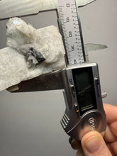 Load image into Gallery viewer, Dark Green Cap Stak Nala Tourmaline on Cleavelandite Matrix – Haramosh Mountains, Pakistan
