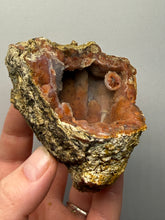 Load image into Gallery viewer, “Goblin Chalcedony” Pink &amp; Orange Druzy Botryoidal Stalactites — Tichka Massif, High Atlas, Morocco

