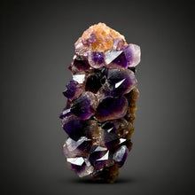 Load image into Gallery viewer, Premium Hematite-Phantom Deep Magenta Ametrine Cluster | Deccan Traps, India | Collector Mineral Specimen
