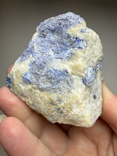 Load image into Gallery viewer, Afghan Lazurite Specimen | Deep Blue Lapis-Grade Crystal on Matrix | Collector Display Mineral
