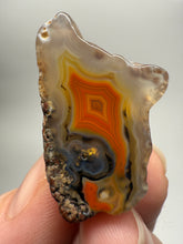 Load image into Gallery viewer, Polished Malawi Agate Half – High-Grade African Banded Agate Display Specimen
