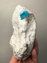 Load image into Gallery viewer, Rare Electric Blue Cavansite on Druzy Matrix – Collector Mineral Specimen | India
