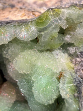 Load image into Gallery viewer, High-Grade Green Wavellite Collectors Specimen - Radiating Botryoidal Crystal Formation - Arkansas, USA
