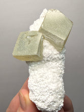 Load image into Gallery viewer, Rare Druzy Golden “Diamond” Calcite on Zeolite Matrix — Maharashtra, India | Collector Cabinet Specimen
