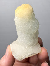 Load image into Gallery viewer, High-Grade “Dream Cloud” Druzy Chalcedony Stalactite — Maharashtra, India (Collector Display Specimen)
