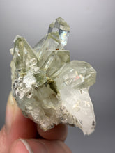 Load image into Gallery viewer, Chlorite-Included Faden Quartz Cluster (Green Phantom Quartz) | Pakistan Mineral Specimen
