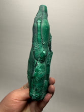 Load image into Gallery viewer, 7.1” High-Grade Malachite Stalactite “Cave” Formation | DR Congo | Mineral Collector Specimen
