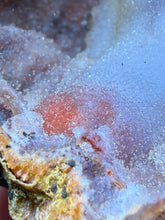 Load image into Gallery viewer, “Goblin Chalcedony” Pink &amp; Orange Druzy Botryoidal Stalactites — Tichka Massif, High Atlas, Morocco
