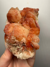 Load image into Gallery viewer, LARGE Rare Red Druzy Apophyllite with Red Stilbite Cluster Zeolite | India | Collector Mineral Specimen
