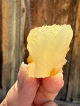 Load image into Gallery viewer, Golden Yellow Stilbite + Golden Calcite • Maharashtra, India
