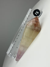 Load image into Gallery viewer, Dendrite Manganese and Iron Included Rainbow Fluorite Wand
