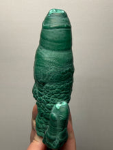 Load image into Gallery viewer, 5.9” High-Grade Malachite Stalactite “Cave” Formation | DR Congo | Mineral Collector Specimen
