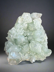 Mint Green Apophyllite Cluster • Maharashtra, India