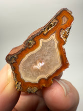 Load image into Gallery viewer, Polished Malawi Agate Half – High-Grade African Banded Agate Display Specimen
