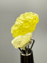 Load image into Gallery viewer, Vibrant Yellow Brucite Thumbnail Mineral Specimen | Collector Crystal from Killa Saifullah District in Balochistan Province, Pakistan
