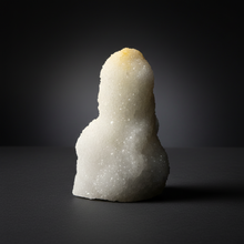 Load image into Gallery viewer, High-Grade “Dream Cloud” Druzy Chalcedony Stalactite — Maharashtra, India (Collector Display Specimen)
