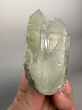 Load image into Gallery viewer, Chlorite-Included Faden Quartz Cluster (Green Phantom Quartz) | Pakistan Mineral Specimen
