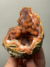Load image into Gallery viewer, “Goblin Chalcedony” Pink &amp; Orange Druzy Botryoidal Stalactites — Tichka Massif, High Atlas, Morocco
