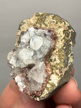Load image into Gallery viewer, Lustrous Apophyllite over Red Heulandite (Zeolite Pocket) — Deccan Traps, Maharashtra, India
