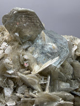 Load image into Gallery viewer, Premium Aquamarine with Mica on Matrix  Collector Mineral Specimen – Nagar Valley, Pakistan
