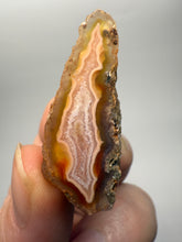 Load image into Gallery viewer, Polished Malawi Agate Half – High-Grade African Banded Agate Display Specimen
